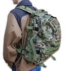 Full image of a person wearing the All-Purpose Backpack.
